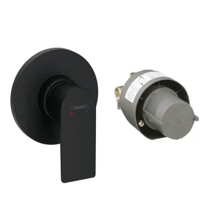 Смеситель для душа со скрытой монтажной частью, черный Hansgrohe Rebris E 72658670