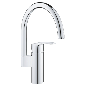 Смеситель для кухни, высокий C-излив, хром Grohe Eurosmart 33202003