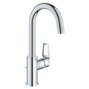 Смеситель для раковины с рычажным донным клапаном, размер L, хром Grohe BauLoop New 23763001
