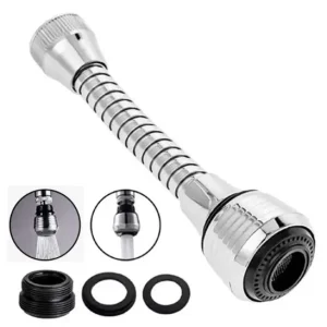 Насадка Колокол, 2 режима, нерж.сталь, шланг 145, с переходником VODA VNABALLSMH