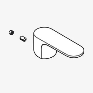 Ручка для смесителя для раковины, черный Hansgrohe Rebris E 94643670