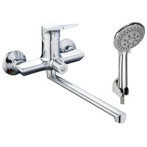 Смеситель для ванны, длинный излив, хром ESKO Eiger EG 31