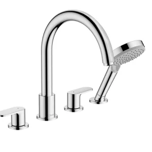 Смеситель для ванны на 4 отверстия, хром Hansgrohe Vernis Blend 71456000