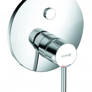 Смеситель для ванны и душа, встраиваемый, хром Kludi Bozz Push&Switch 386590576