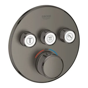 Термостат, встраиваемый, на 3 выхода, темный графит матовый Grohe Grohtherm SmartControl 29121AL0