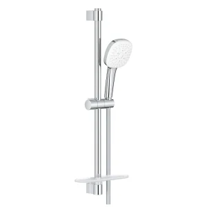 Душевой гарнитур 600, с полочкой, 3 вида струи, хром Grohe Tempesta Cube 110 27929003