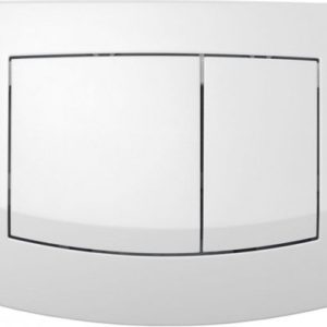 9240200 TECEambia Панель смыва с двумя клавишами (белая)