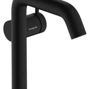 Смеситель для раковины 150, с донным клапаном, черный Hansgrohe Tecturis S 73340670